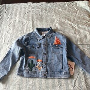Disney Big Thunder Mountain Railroad Denim Jacket with Playful Embroidery
